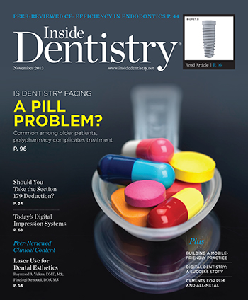 Inside Dentistry November 2013 Cover